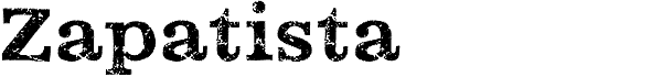 Zapatista Clarendon serif font