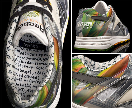Timetanium custom Reebok sneakers designed by John Maeda Timetanium custom Reebok sneakers designed by John Maeda