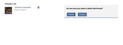 Facebook-like alert confirmation box with CSS and jQuery
