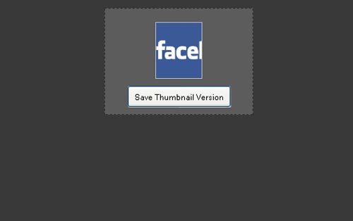 Facebook inspired image cropping