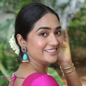 Actress Kajal Chowdhary Looks Elegant in Pastel Floral Saree | Latest Photoshoot