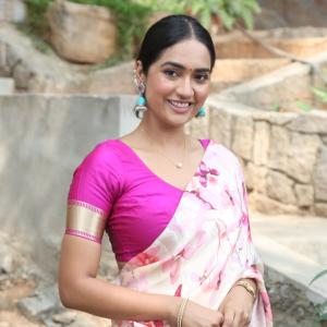 Actress Kajal Chowdhary Looks Elegant in Pastel Floral Saree | Latest Photoshoot