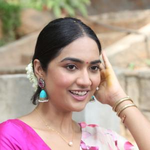 Actress Kajal Chowdhary Looks Elegant in Pastel Floral Saree | Latest Photoshoot