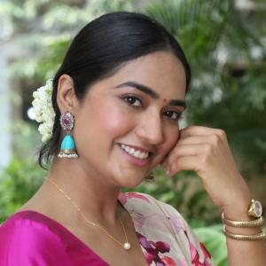 Actress Kajal Chowdhary Looks Elegant in Pastel Floral Saree | Latest Photoshoot