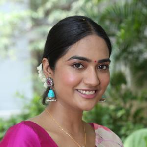 Actress Kajal Chowdhary Looks Elegant in Pastel Floral Saree | Latest Photoshoot