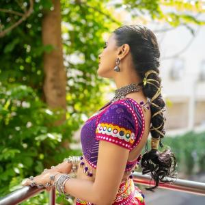 Actress Hebbah Patel Dazzles in Vibrant Traditional Outfit | Latest Photos