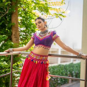 Actress Hebbah Patel Dazzles in Vibrant Traditional Outfit | Latest Photos