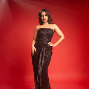 Reba Monica John Stuns in a Glamorous Black Gown | Latest Photoshoot