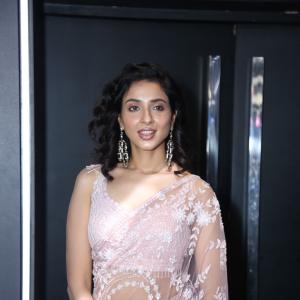 Actress Riya Suman Looks Elegant in Pink Embroidered Saree | Latest Photos