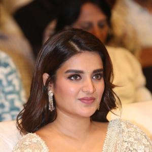 Actress Nidhi Agerwal Dazzles in Embroidered Pastel Green Saree | Latest Photos