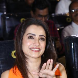 Actress Trisha Krishnan Shines in Orange at Public Event | Latest Photos