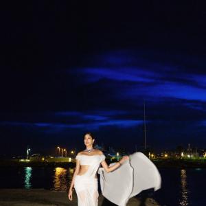 Actress Janhvi Kapoor Stuns in White Outfit at Evening Event | Glamorous Photos