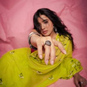 Actress Ketika Sharma Elegance in Green Saree | Latest Photos