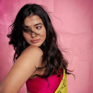 Actress Ketika Sharma Elegance in Green Saree | Latest Photos