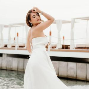 Actress Neha Malik Dazzles in White Gown | Latest Photos