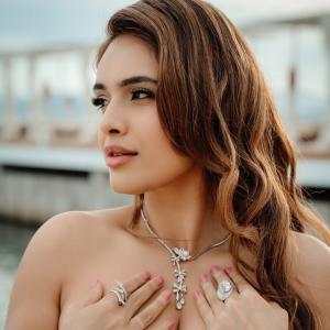 Actress Neha Malik Dazzles in White Gown | Latest Photos