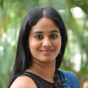 Actress Brigida Saga Looks Elegant in Navy Blue Saree | Latest Look