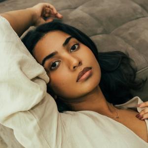 Trending Now: Actress Shivathmika’s Wrap Top & Wide-Leg Pants Ensemble