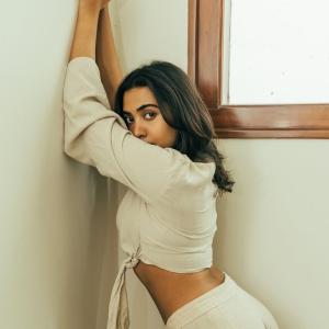 Trending Now: Actress Shivathmika’s Wrap Top & Wide-Leg Pants Ensemble