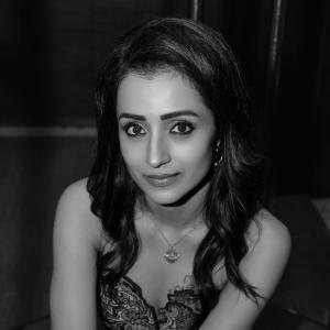 Trisha Stuns in Embroidered Corset Jumpsuit with Elegant Printed Pants