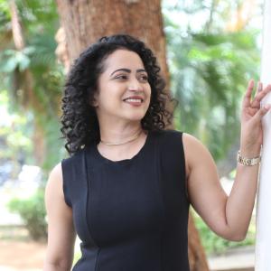 Actress Shruti Shetty Glows in Elegant Black Sleeveless Dress