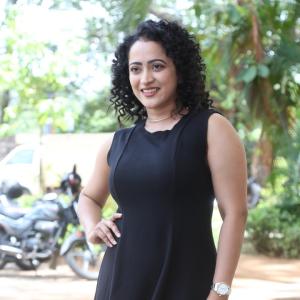 Actress Shruti Shetty Glows in Elegant Black Sleeveless Dress