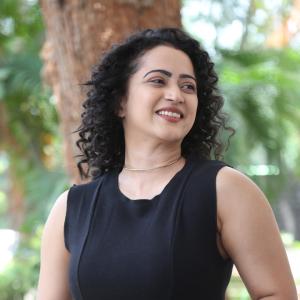 Actress Shruti Shetty Glows in Elegant Black Sleeveless Dress