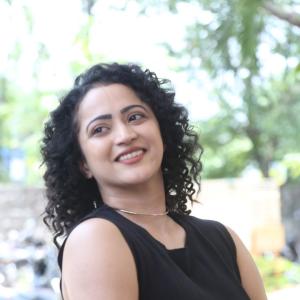 Actress Shruti Shetty Glows in Elegant Black Sleeveless Dress