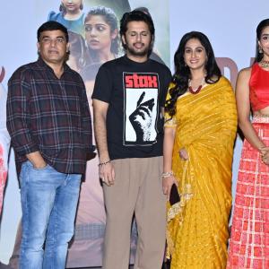 Thammudu Trailer Launch Event: Nithiin, Laya & Team Create Buzz with Emotional Highlights