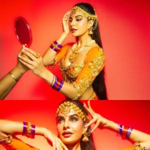 Actress Jacqueline Fernandez Stuns in Traditional Dance Look
