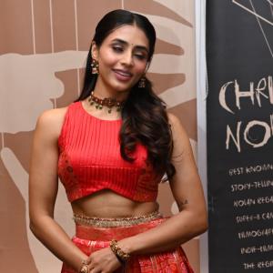 Actress Sapthami Gowda Glows in Traditional Red Attire – Stunning Ethnic Look