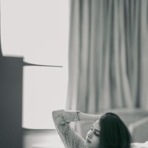 Actress Manasa Varanasi's Candid Portrait in Casual Striped Shirt