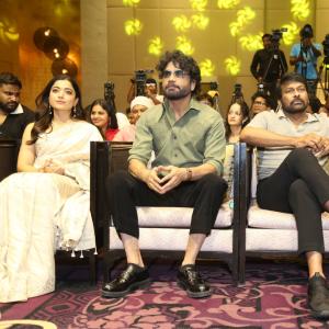 Kubera Movie Thank You Meet: Dhanush, Nagarjuna, Rashmika Celebrate Success with Chiranjeevi