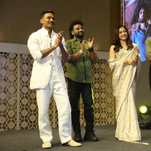 Kubera Movie Thank You Meet: Dhanush, Nagarjuna, Rashmika Celebrate Success with Chiranjeevi
