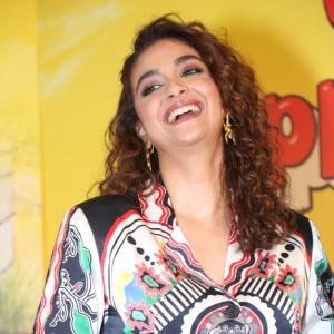 Actress Keerthy Suresh Dazzles in Ethnic Fusion Wear at Amazon Prime Event