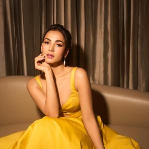 Actress Sonal Chauhan Looks Radiant in Stunning Yellow Gown – Latest Glamorous Photos
