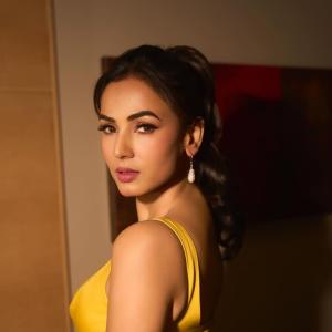 Actress Sonal Chauhan Looks Radiant in Stunning Yellow Gown – Latest Glamorous Photos