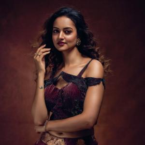 Actress Shanvi Srivastava Stunning Photoshoot | Elegant Look in Designer Outfit