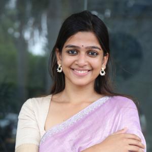 Actress Ananthika Looks Elegant  with Silver Jewelry - Traditional Indian Fashion