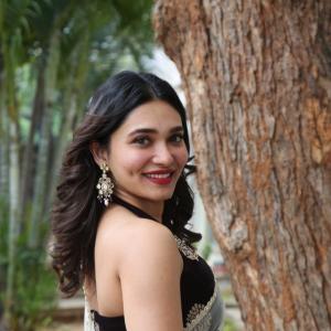 Actress Jennifer in Elegant Traditional Saree - Stunning Look with Floral Embroidery