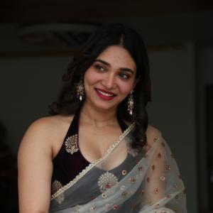 Actress Jennifer in Elegant Traditional Saree - Stunning Look with Floral Embroidery