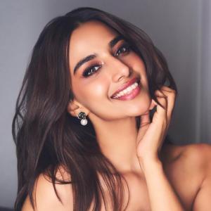 Meenakshi Chaudhary Elegant White Dress Photo - Actress Fashion Style