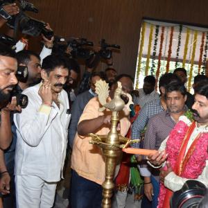 NBK Reopens Asian Tarakarama Theatre at Kachiguda