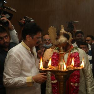 NBK Reopens Asian Tarakarama Theatre at Kachiguda