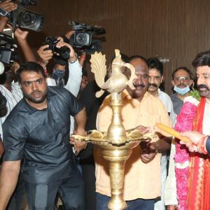 NBK Reopens Asian Tarakarama Theatre at Kachiguda