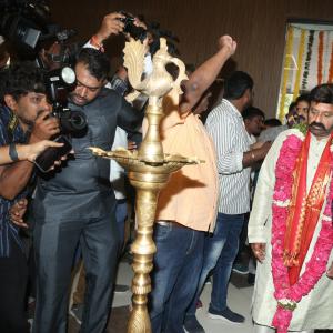 NBK Reopens Asian Tarakarama Theatre at Kachiguda