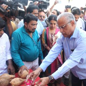 NBK Reopens Asian Tarakarama Theatre at Kachiguda