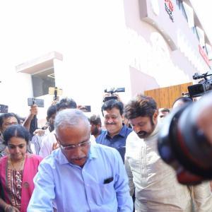 NBK Reopens Asian Tarakarama Theatre at Kachiguda