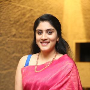Dhanya Balakrishna Radiates Elegance in Traditional Pink Silk Saree