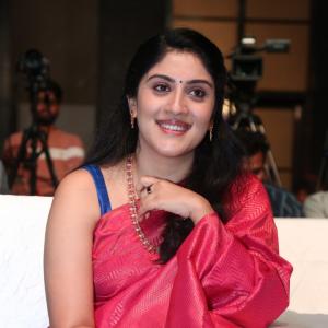 Dhanya Balakrishna Radiates Elegance in Traditional Pink Silk Saree